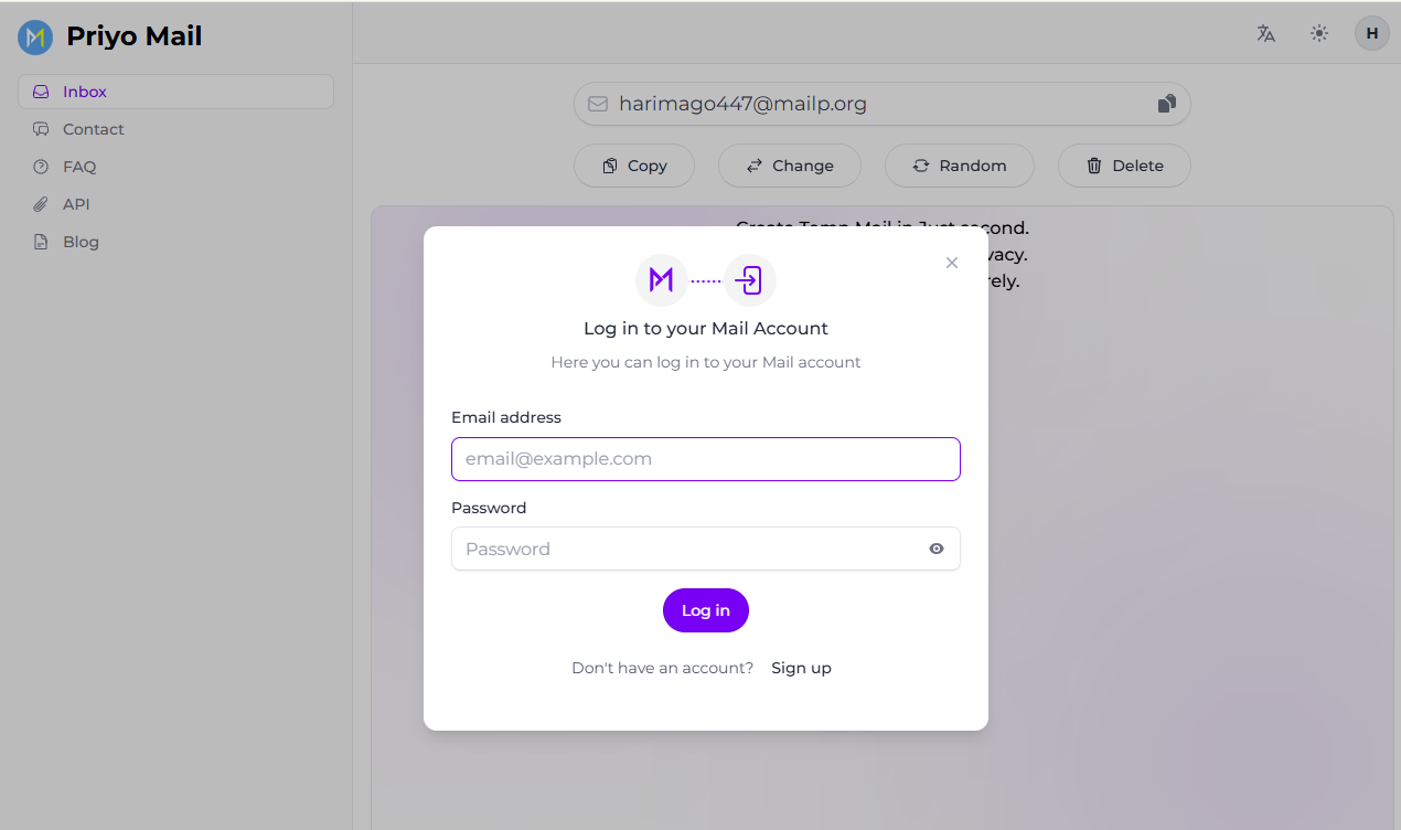 temporary email address - disposable email